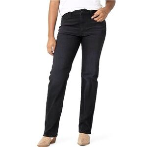 Wrangler 8 High Rise True Straight Women’s Jeans Black Stretch 112315129